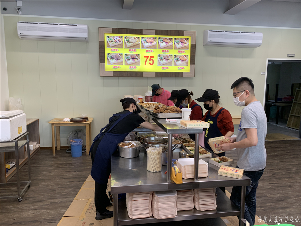 【苗栗市。美食】『55領先池上飯包』均一價！簡單快速的便當專賣店！ @傻蛋夫妻生活札記