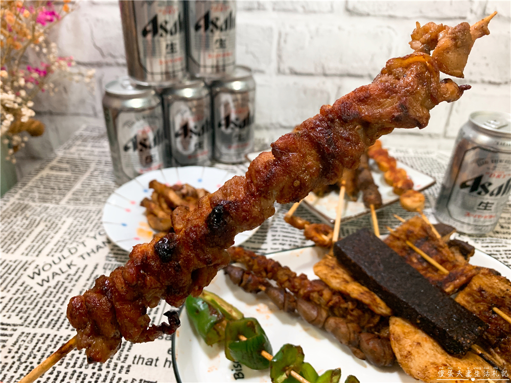 【台中大雅。美食】『大雅烤肉』學府路上超夯的美味平價外帶炭烤串燒！晚餐、宵夜最佳首選！ @傻蛋夫妻生活札記