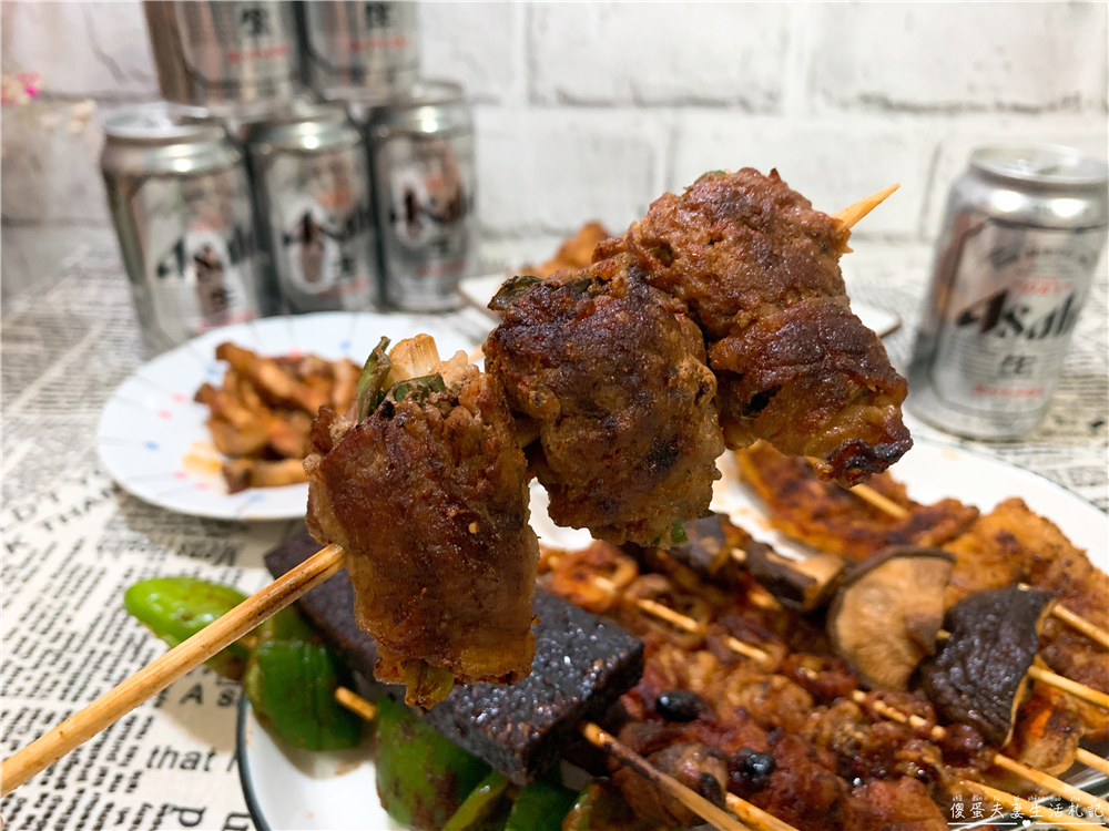 【台中大雅。美食】『大雅烤肉』學府路上超夯的美味平價外帶炭烤串燒！晚餐、宵夜最佳首選！ @傻蛋夫妻生活札記