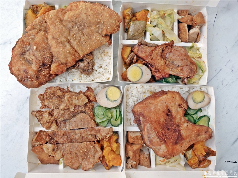 【苗栗市。美食】『胡記便當』午餐救星！少量就送的老字號巷子內便當！ @傻蛋夫妻生活札記