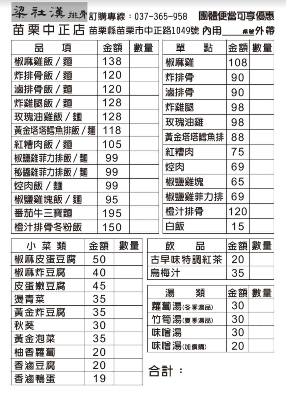 【苗栗市。美食】『梁社漢排骨-苗栗中正店』皮薄肉嫩又酥脆，來自澳門的名廚便當店！ @傻蛋夫妻生活札記