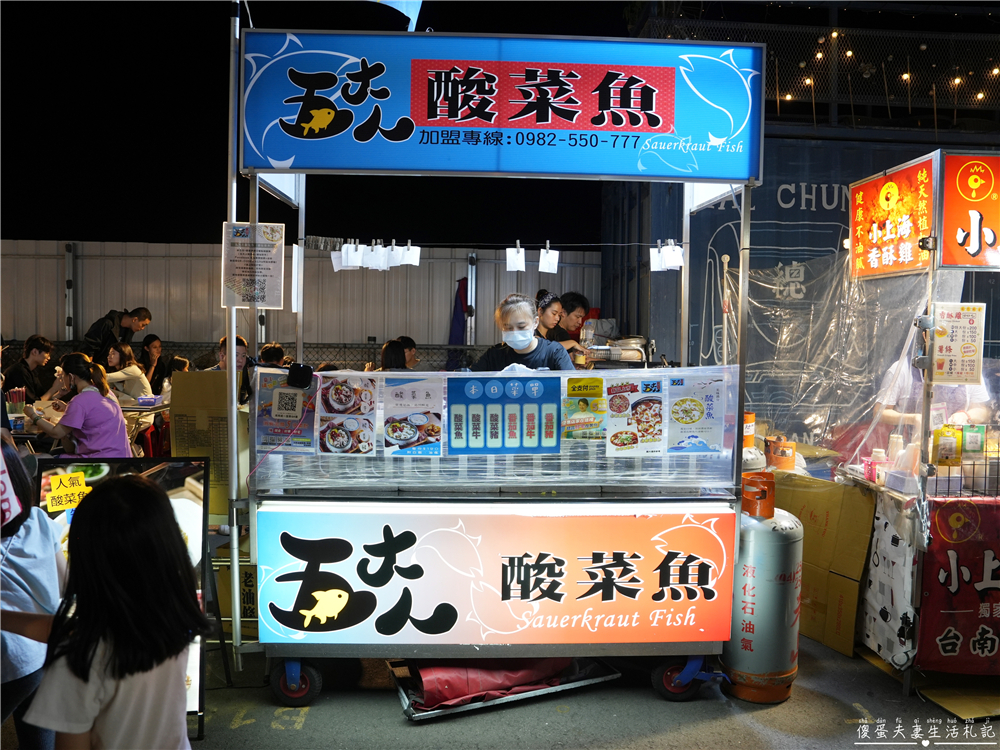 【台中北屯。夜市】『總站夜市』蒐集25家夜市美食！千坪夜市超過300攤位，吃喝玩樂一次搞定~ @傻蛋夫妻生活札記