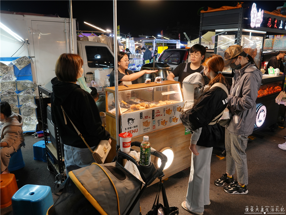 【台中東區。夜市】『旱溪夜市』25家美食大蒐集！台中傳統大型夜市界中的扛霸子！ @傻蛋夫妻生活札記