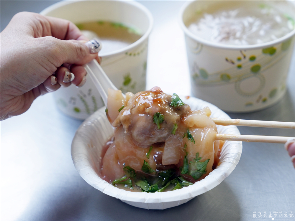 【台中北屯。美食】『水湳台中肉圓』簡單好吃、極速上餐！水湳老字號肉圓店！ @傻蛋夫妻生活札記