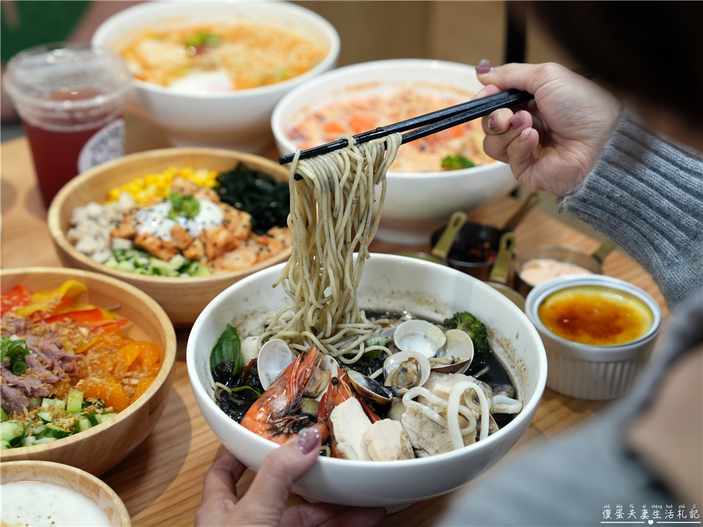 【苗栗市。美食】『波奇多 夏威夷輕食』爆好吃輕食！可客製餐點的超質感夏威夷輕食餐廳！店中店『義舍義式湯麵』同步登場~~ @傻蛋夫妻生活札記