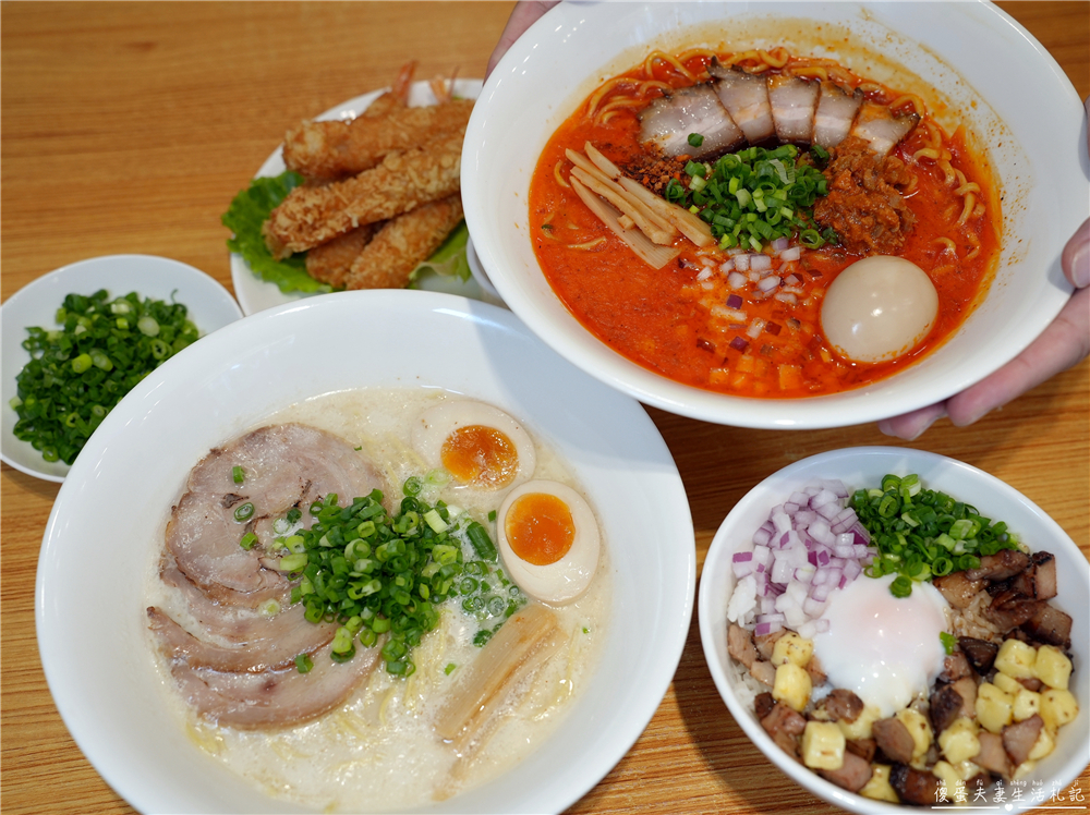 【桃園中壢。美食】『川勝家拉麵』濃香涮嘴！口味、麵條可客制的拉麵專賣店！ @傻蛋夫妻生活札記