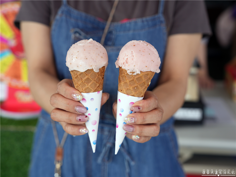 【苗栗公館。景點】『草莓嘎樂園』乾淨的高架草莓園~還有最夯白草莓可現場採摘！ @傻蛋夫妻生活札記