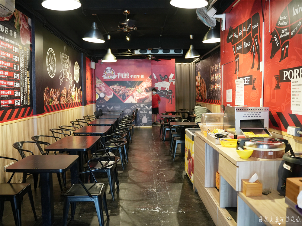 【桃園中壢。美食】『有煎平價牛排』小資最愛！180元起就可以爽吃自助吧！ @傻蛋夫妻生活札記