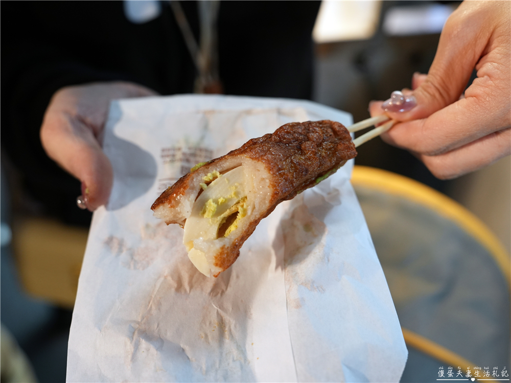 【台中東區。美食】『丁香深海旗魚串』夜市人氣小吃！旱溪夜市的串炸小點心~ @傻蛋夫妻生活札記