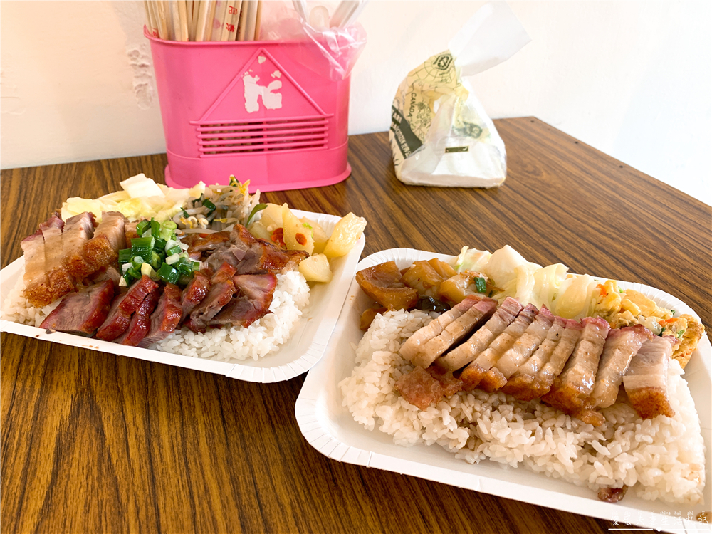 【苗栗市。美食】『長城燒臘快餐』皮脆肉嫩醬美味！好吃的港式燒臘便當！ @傻蛋夫妻生活札記