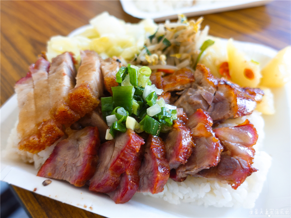 【苗栗市。美食】『長城燒臘快餐』皮脆肉嫩醬美味！好吃的港式燒臘便當！ @傻蛋夫妻生活札記