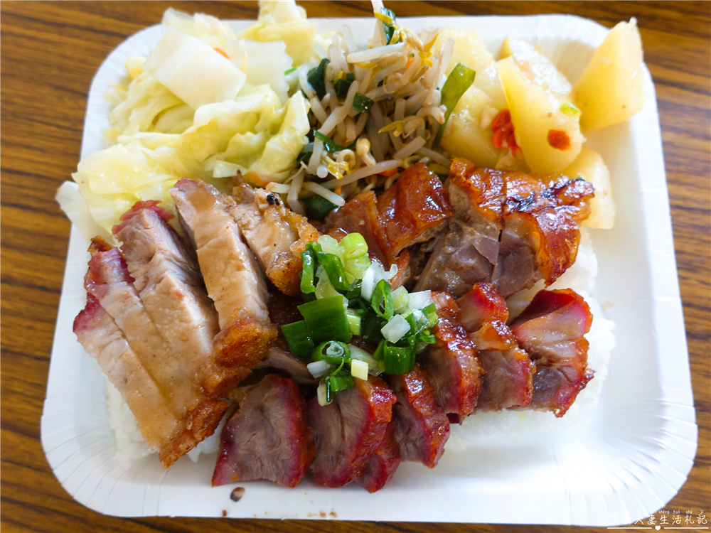 【苗栗市。美食】『長城燒臘快餐』皮脆肉嫩醬美味！好吃的港式燒臘便當！ @傻蛋夫妻生活札記