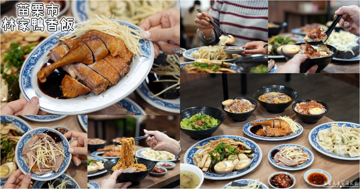 【苗栗市。美食】『林家鴨香飯』必點獨特麻醬鴨肉麵！涮嘴系的鴨肉小吃專賣！ @傻蛋夫妻生活札記