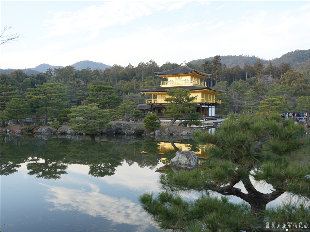【日本京都。景點】『金閣寺』美到窒息的黃金倒影！金箔閃耀的古都象徵~ @傻蛋夫妻生活札記