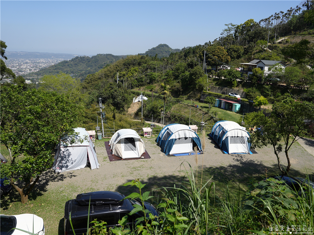 【苗栗公館。露營】『橄欖莊園』百萬夜景！坐擁山城景色的超美露營區！ @傻蛋夫妻生活札記