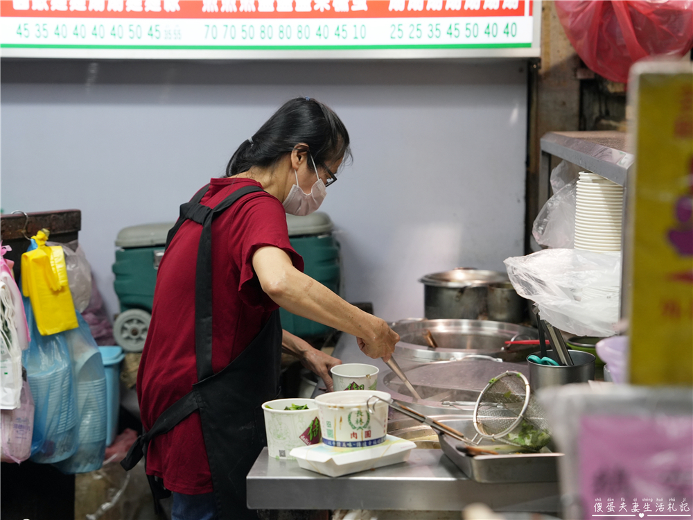 【台中北屯。美食】『長林肉圓』被低估的日常小吃！藏身新一點利黃昏市場的超低評分肉圓小吃攤！ @傻蛋夫妻生活札記