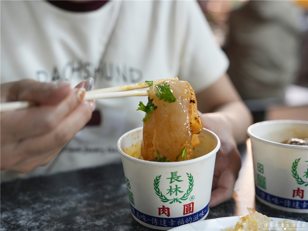 【台中北屯。美食】『長林肉圓』被低估的日常小吃！藏身新一點利黃昏市場的超低評分肉圓小吃攤！ @傻蛋夫妻生活札記