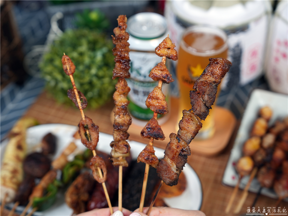 【台中北屯。美食】『橋頭烤肉』昌平夜市超人氣烤肉！一週只開三天的炭火烤肉專賣！ @傻蛋夫妻生活札記