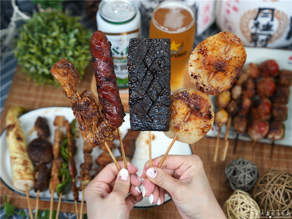 【台中北屯。美食】『橋頭烤肉』昌平夜市超人氣烤肉！一週只開三天的炭火烤肉專賣！ @傻蛋夫妻生活札記