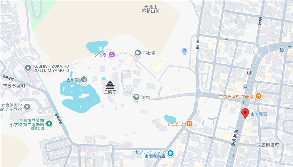 【日本京都。景點】『金閣寺』美到窒息的黃金倒影！金箔閃耀的古都象徵~ @傻蛋夫妻生活札記