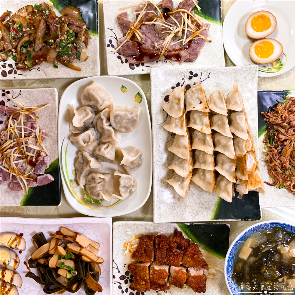 【苗栗市美食】『天涯海餃』特色四季豆煎餃！多樣化涼拌小菜與美味餐點！ @傻蛋夫妻生活札記