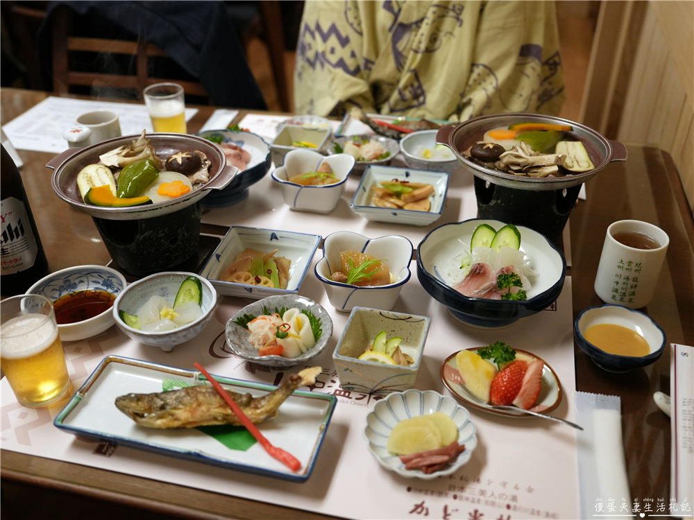 【日本群馬。住宿】『川中温泉 かど半旅館』日本三大美人湯之一的昭和秘湯體驗！ @傻蛋夫妻生活札記