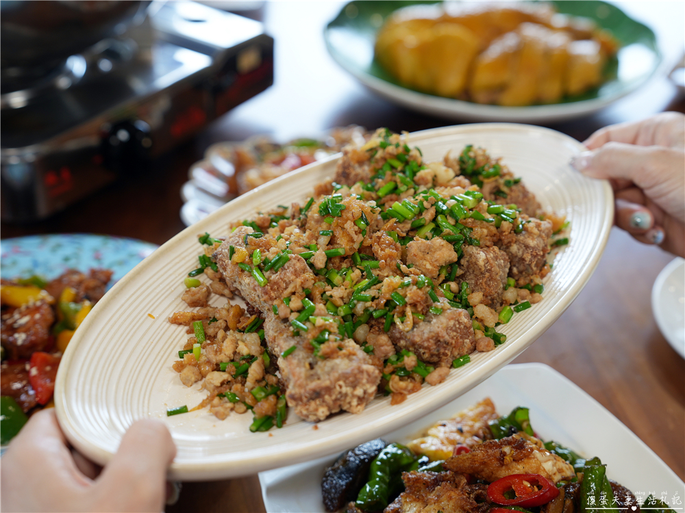 【苗栗頭份。美食】『村宴家菜』澎派上桌！禪風庭院裡的美味家常料理~~ @傻蛋夫妻生活札記