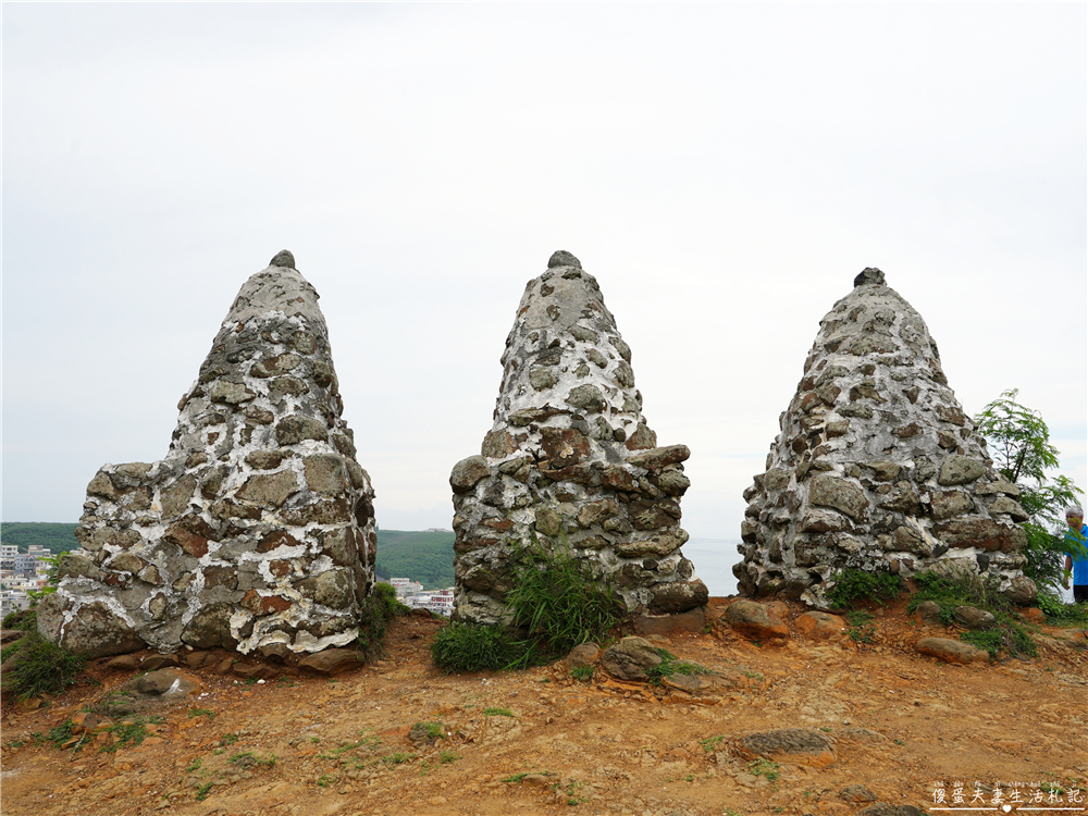 【澎湖西嶼。景點】『三仙塔』俯瞰台版聖托里尼！澎湖西嶼的守護靈魂與古老傳說~ @傻蛋夫妻生活札記