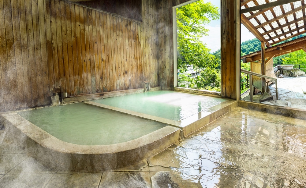 【日本栃木。住宿】『奥塩原元湯 大出館』日本唯一！墨の湯與五色の湯的秘湯體驗！ @傻蛋夫妻生活札記