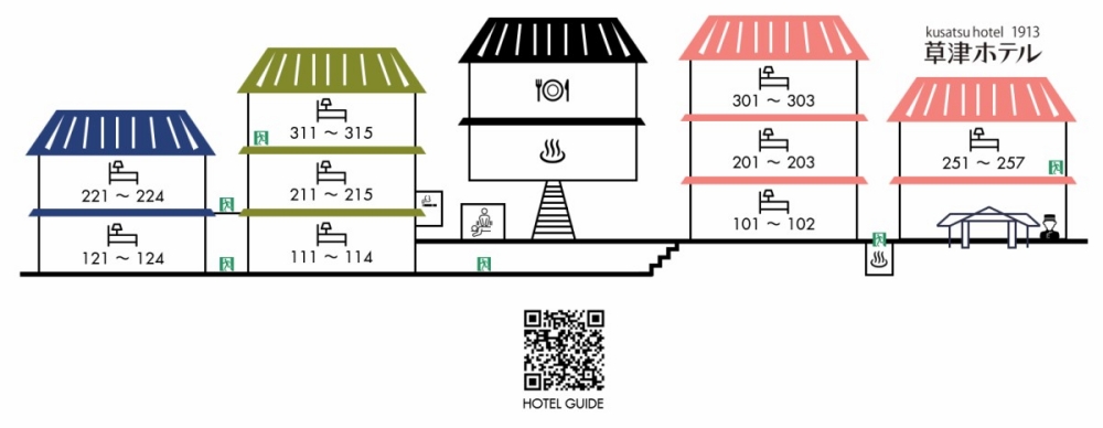 【日本群馬。住宿】『草津飯店 / Kusatsu Hotel 1913』住進百年大正浪漫的草津溫泉旅館～ @傻蛋夫妻生活札記