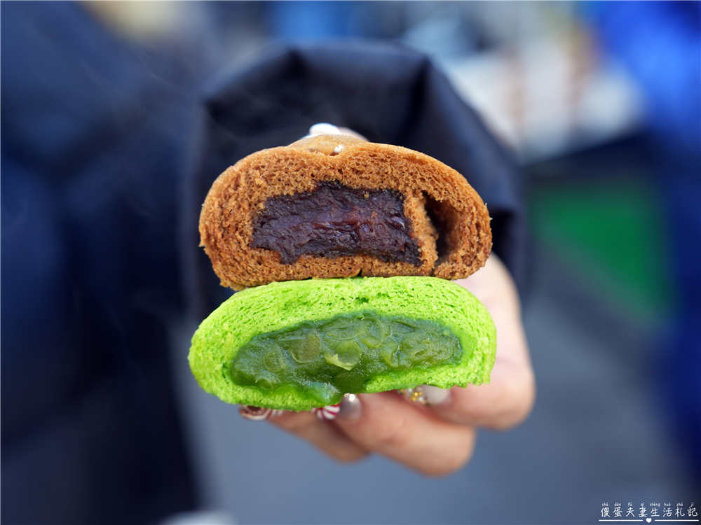 【日本群馬。美食】『長壽店』試吃超大方~但評價極度兩極的草津溫泉饅頭專賣店！ @傻蛋夫妻生活札記