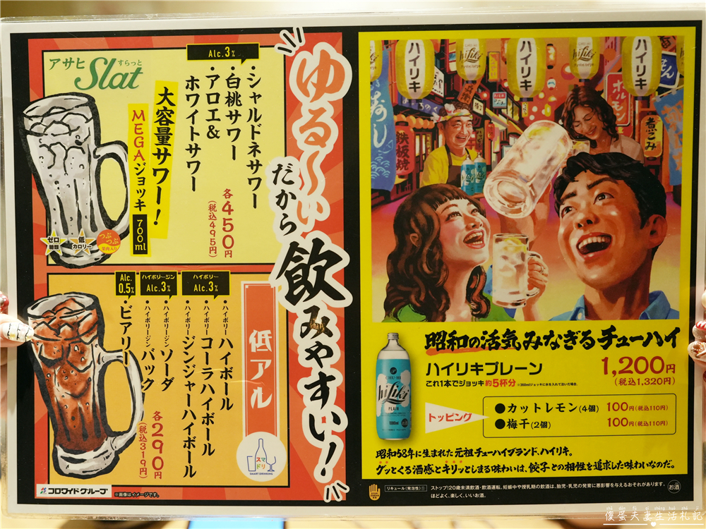 【日本東京。美食】『格安ビールと鉄鍋餃子 3‧6‧5酒場 池袋サンシャイン通り店』昭和風格平價酒場！池袋超夯的日本在地下班乾杯居酒屋~~ @傻蛋夫妻生活札記