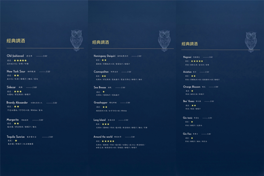 【苗栗頭份。美食】『紳OWL餐酒館』微醺饗宴！品味城市一隅的優雅夜色~ @傻蛋夫妻生活札記