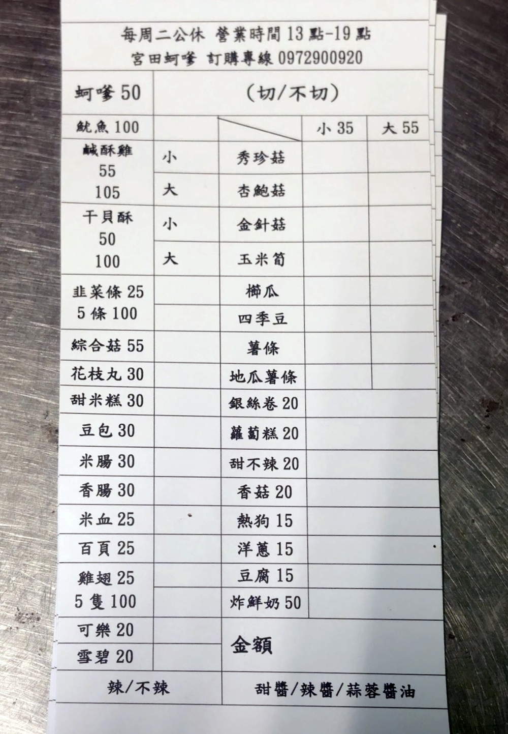 【台中北屯美食】『宮田蚵嗲』乾爽脆口！新一點利黃昏市場的炸物小吃！ @傻蛋夫妻生活札記