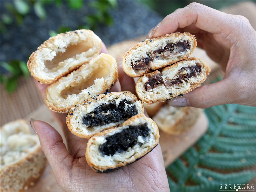 【苗栗市。美食】『上海名點蟹殼黃』香脆耐吃！客家美食街的上海小點心~ @傻蛋夫妻生活札記