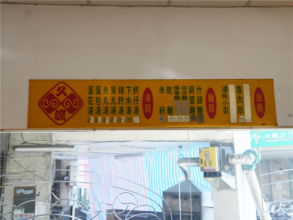 【台中中區。美食】『久流麵攤』粗飽系小吃代表！料多到誇張、份量超猛的街邊美食！ @傻蛋夫妻生活札記