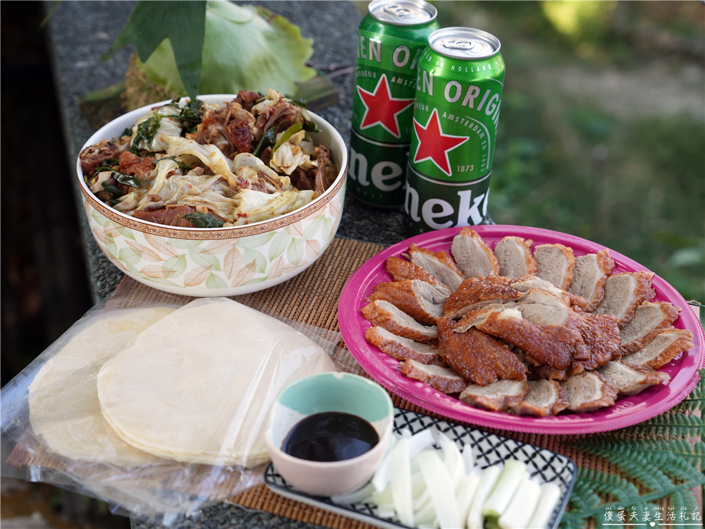 【苗栗頭份。美食】『福田脆皮烤鴨三吃』涮嘴烤鴨！片鴨、炒鴨架一次滿足~~ @傻蛋夫妻生活札記