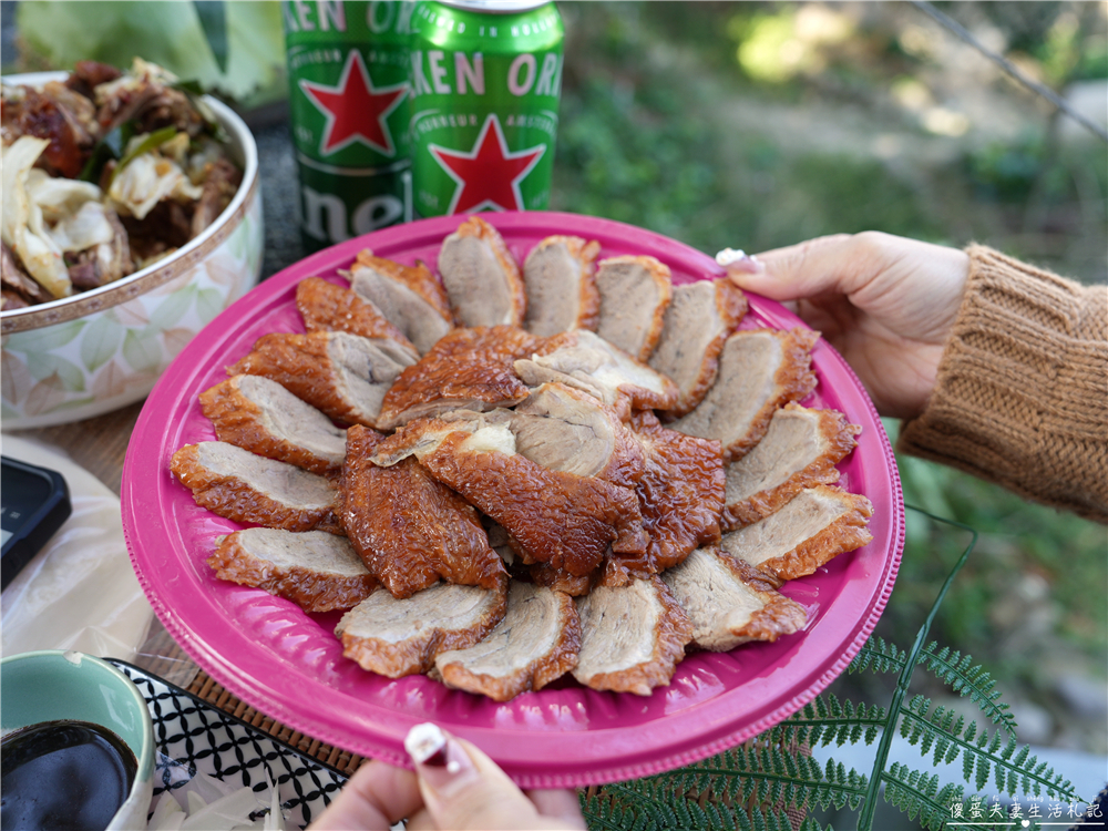 【苗栗頭份。美食】『福田脆皮烤鴨三吃』涮嘴烤鴨！片鴨、炒鴨架一次滿足~~ @傻蛋夫妻生活札記