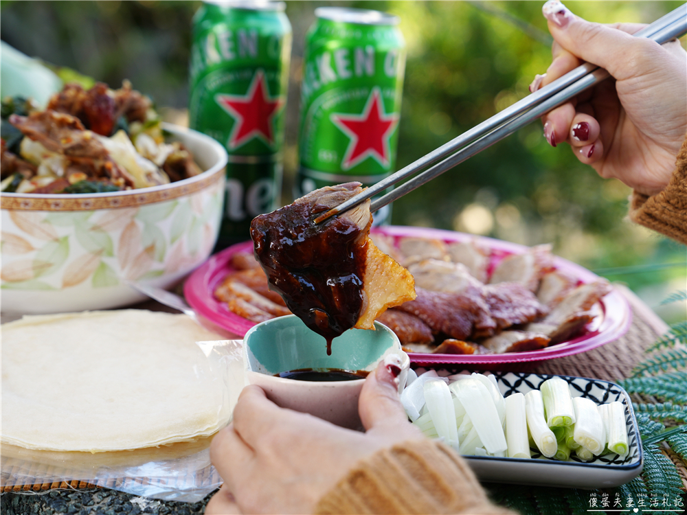 【苗栗頭份。美食】『福田脆皮烤鴨三吃』涮嘴烤鴨！片鴨、炒鴨架一次滿足~~ @傻蛋夫妻生活札記