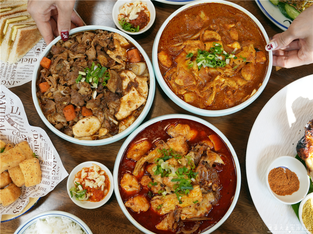 【苗栗頭份美食】『來馬食光』頭份交流道旁超人氣南洋料理！來馬烤雞強勢登場！親子寵物友善餐廳！ @傻蛋夫妻生活札記