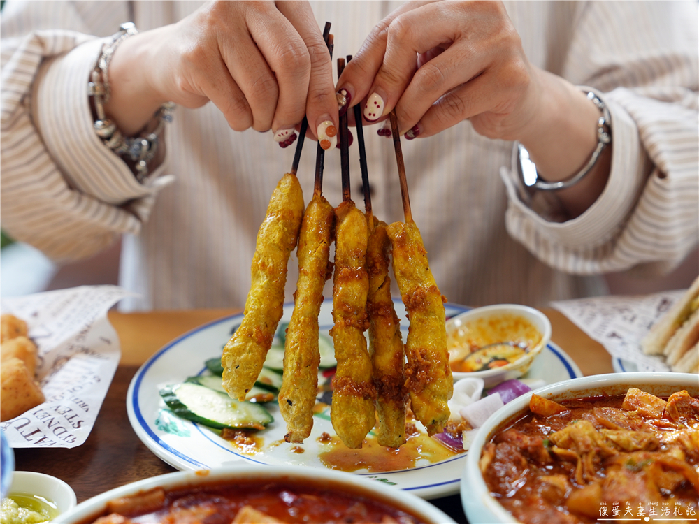 【苗栗頭份美食】『來馬食光』頭份交流道旁超人氣南洋料理！來馬烤雞強勢登場！親子寵物友善餐廳！ @傻蛋夫妻生活札記