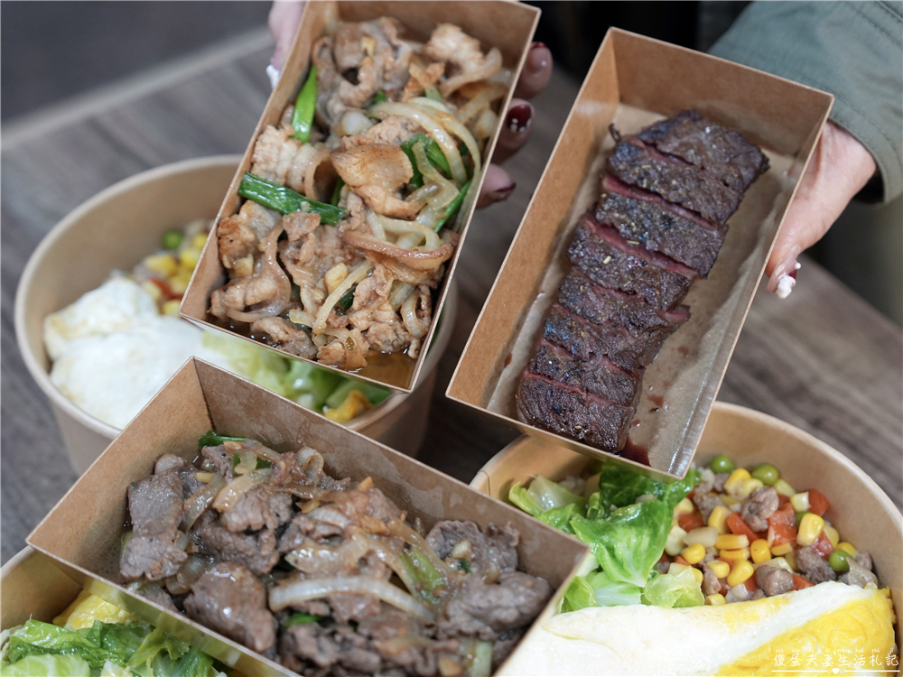 【苗栗市美食】『牛霸天小館』大口吃肉！火旁人市集裡的涮嘴熱炒系便當專賣店！ @傻蛋夫妻生活札記