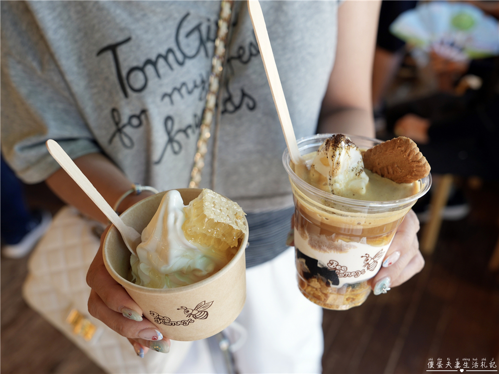 【日本大分美食】『BeeHoney 湯布院店』由布院人氣甜點！金鱗湖旁的蜂蜜霜淇淋小店~ @傻蛋夫妻生活札記