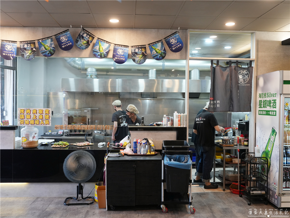 【苗栗竹南美食】『烤滿氛』熱炒、串烤一次滿足！下班聚餐宵夜新選擇！ @傻蛋夫妻生活札記