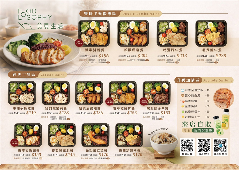 【苗栗市美食】『食見生活-苗栗府前店』外食也能清爽又吃爽！健康便當也能很有料~ @傻蛋夫妻生活札記