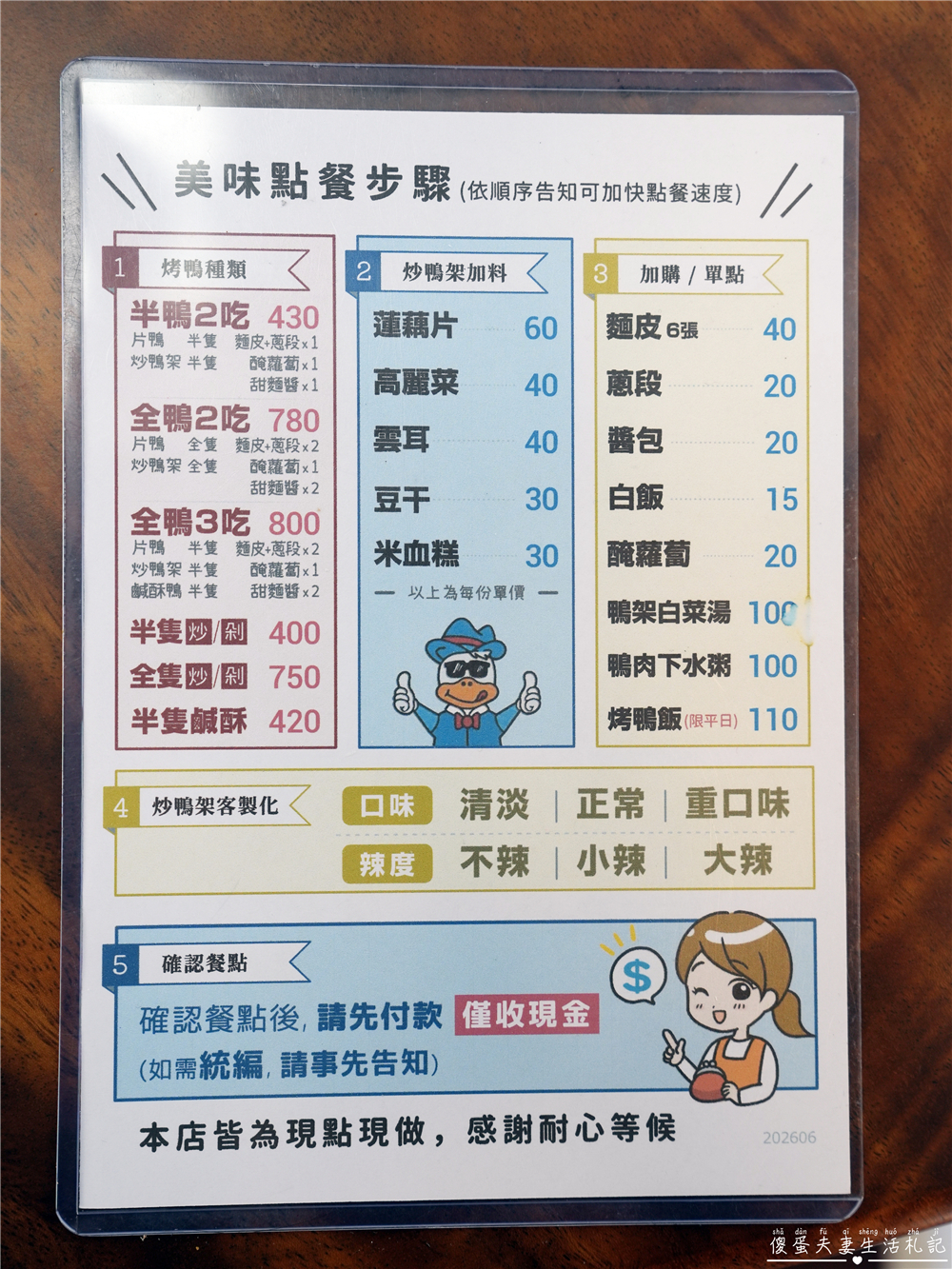 【台中太平美食】『鴨大哥港式脆皮烤鴨-太平育賢店』港式脆皮烤鴨一鴨三吃！鹹酥鴨、炒鴨架、片鴨一次滿足~~ @傻蛋夫妻生活札記