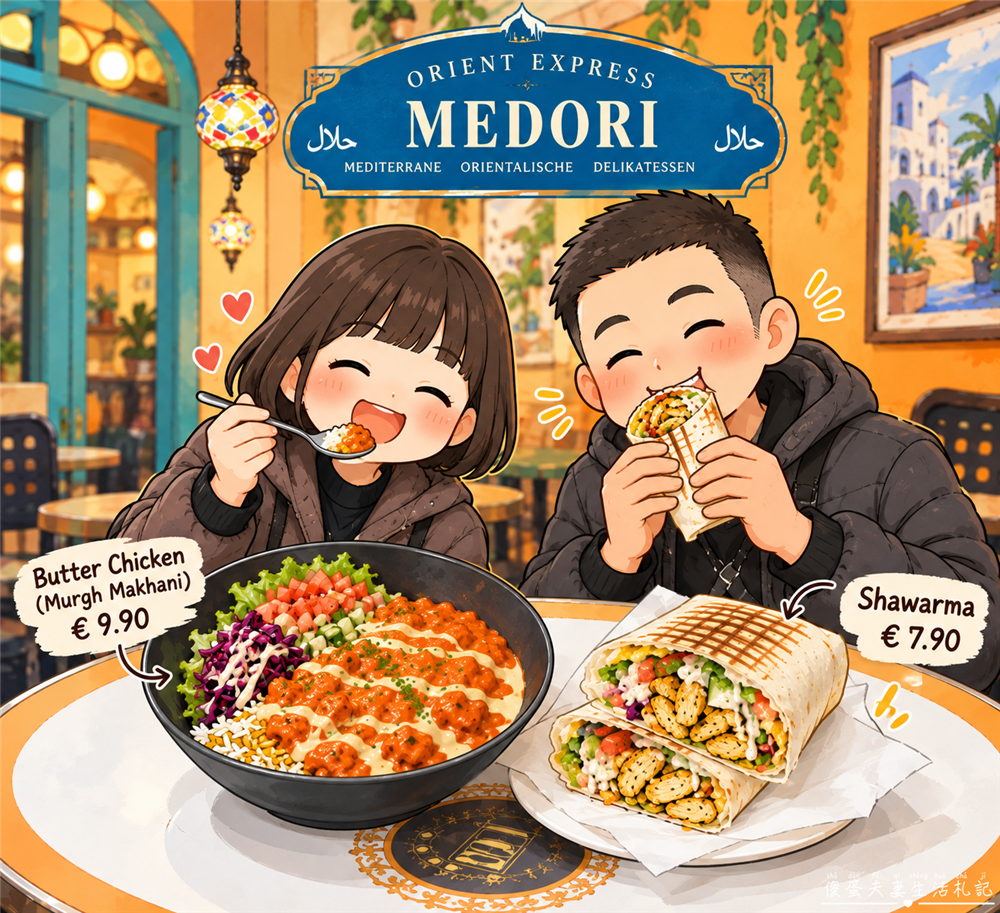 【奧地利因斯布魯克美食】『MEDORI-Orient Express』品嚐不一樣的異國料理！因斯布魯克的摩洛哥清真餐廳~ @傻蛋夫妻生活札記