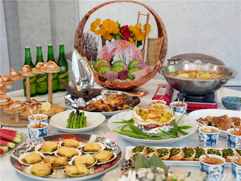 【苗栗頭份美食】『千八料亭日本料理』庭園裡的日式饗宴！黑鮪魚、帝王蟹氣勢上桌！2027年外帶年菜同步開跑！ @傻蛋夫妻生活札記